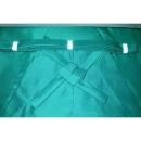 拾11290 化繊仕舞袴 能楽狂言仕舞用 浅葱色のお召調 紐下100cm К 家庭洗濯OK 限定入荷