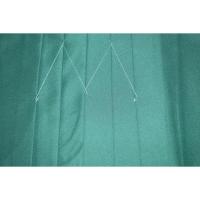 拾11290 化繊仕舞袴 能楽狂言仕舞用 浅葱色のお召調 紐下100cm К 家庭洗濯OK 限定入荷