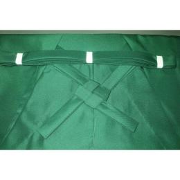 拾11288 化繊仕舞袴 能楽狂言仕舞用 常盤緑のお召調 紐下100cm К 家庭洗濯OK 限定入荷