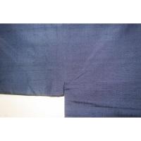 拾11263【新企画・男の弓道用高級着物】本絹米澤紬 裄70丈136К袖丈・袖付けを調整しました 藍