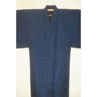 拾11218【新企画・男の弓道用高級着物】シルクウール 裄70丈128К袖丈・袖付けを調整しました