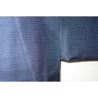 拾11182【新企画・男の弓道用高級着物】本絹泥藍大島紬 裄76丈145К袖丈・袖付けを調整しました