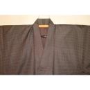 拾10965【新企画・男の弓道用高級着物】本絹泥大島紬 裄73丈140К 袴丈・袖丈・袖付けを調整し