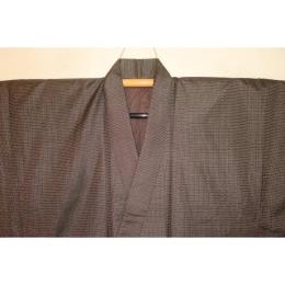 拾10965【新企画・男の弓道用高級着物】本絹泥大島紬 裄73丈140К 袴丈・袖丈・袖付けを調整し