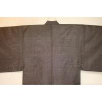 拾10357【新企画・男の弓道用高級着物】本絹西陣織お召 裄70丈140К本絹泥大島紬 袴丈・袖丈・