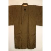 拾10028【新企画・男の弓道用高級着物】 本絹西陣織お召紬 裄72丈118К袴丈・袖丈・袖付けを調