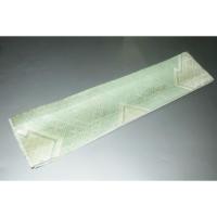 弐11311RM 男角帯 本絹銀糸西陣織角帯К銀地銀欄銀緑 古典裂取り稲妻菱と沙綾形の両面全通 別誂