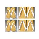 【鼻緒に名入れ(紋入れ)雪駄】「男性用　礼装雪駄」白鼻緒黄千葉アメゴム底