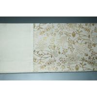 弐11352RM 男角帯 本絹西陣織К唐織り銀色地シルクロード 果樹文様 極上新品 別誂え