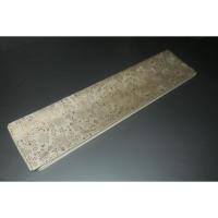 弐11352RM 男角帯 本絹西陣織К唐織り銀色地シルクロード 果樹文様 極上新品 別誂え