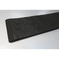 弐11424RM 男角帯 本絹西陣織К黒繻子 落花流水 新品 上仕立て 10cm幅仕立て 昇段祝いに