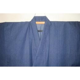 【選べる3サイズ】綿デニム帆布 男着物単衣 Кインディゴ色 新品 春に着たい