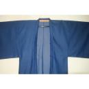 【選べる3サイズ】綿デニム帆布 男羽織 К淡いインディゴ色 新品 春の外出に羽織の二枚重ねなどおすす