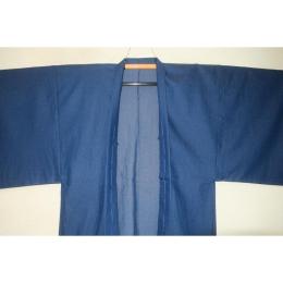 【選べる3サイズ】綿デニム帆布 男羽織 К淡いインディゴ色 新品 春の外出に羽織の二枚重ねなどおすす