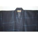 弐11408RM 遠州木綿防染 男着物単衣・浴衣 裄70丈141К墨色地に南十字星 新品 色男好み