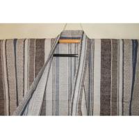 弐11520RM 遠州綿紅梅 男の高級浴衣着物単衣 裄69丈145Кハイライン・空中庭園の世界「摩天