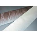 弐11529RM 男角帯 本絹丹後縮緬角帯К 縮緬地の灰色と滅紫(けしむらさき)の流し染め文様 両面