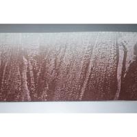 弐11529RM 男角帯 本絹丹後縮緬角帯К 縮緬地の灰色と滅紫(けしむらさき)の流し染め文様 両面