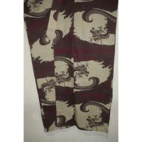 弐11557RM 遠州木綿 男着物単衣浴衣 裄69丈143К防染 灰茶に臙脂濃淡の風雲急に龍 新品