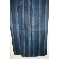 弐11559RM 遠州綿紅梅 男の染絣の着物浴衣単衣 裄68丈150Кカツオ縞の暈し染め絣縞 新品