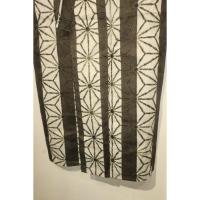 弐11570RM 遠州綿紅梅紬 男の高級浴衣着物単衣 裄69丈145К染め分け陰陽麻の葉 新品新作