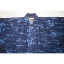 弐11571RM 遠州綿紅梅 男の高級浴衣着物単衣 裄70丈145К幻の世界「蛍狩り〜水辺」 新品