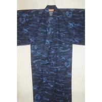 弐11571RM 遠州綿紅梅 男の高級浴衣着物単衣 裄70丈145К幻の世界「蛍狩り〜水辺」 新品