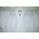 【袴用着物4サイズ】 遠州平織夏紬・綿上布 男性用・袴用着物単衣 К新品 白無地 拾