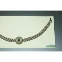 弐11227RM 天然石の男物羽織紐 К皆中オリジナル一点物 ユカナイトと鸚鵡拵えの細ねじり紐 新品