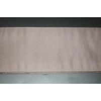 弐11248RM 男角帯 本絹西陣織練貫К藤銀色地 裂取り古典文様 本絹銀糸使用 新品別誂え