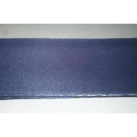 弐11281RM 男角帯 シルク化繊西陣織К青灰に大小業平桧垣文様 全通 新品別誂え