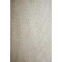 拾11280RM シルク化繊丹後縮緬調 男着物袷 裄70丈147К薄羽色・アイボリーの矢羽縄目縞文様