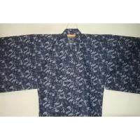 【選べる3サイズ】綿帆布 男着物 M〜LLサイズ К青灰濃淡・雪雲吹雪・迷彩 新品 帆布の生地を使っ