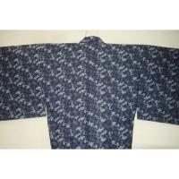 【選べる3サイズ】綿帆布 男着物 M〜LLサイズ К青灰濃淡・雪雲吹雪・迷彩 新品 帆布の生地を使っ