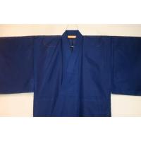 弐9755RM 化繊平絽 男着物単衣 裄70丈147К藍瑠璃色の無地 新品仕立て上がり