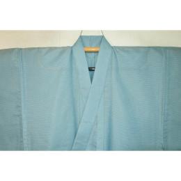 弐9754RM 化繊平絽 男着物単衣 裄70丈147К水浅葱色の無地 新品仕立て上がり