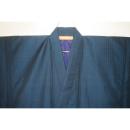 拾11333【新企画・男の弓道用高級着物】シルクウール 裄71丈129К袖丈・袖付けを調整しました