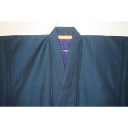 拾11333【新企画・男の弓道用高級着物】シルクウール 裄71丈129К袖丈・袖付けを調整しました