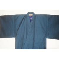 拾11333【新企画・男の弓道用高級着物】シルクウール 裄71丈129К袖丈・袖付けを調整しました