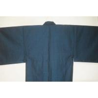 拾11333【新企画・男の弓道用高級着物】シルクウール 裄71丈129К袖丈・袖付けを調整しました