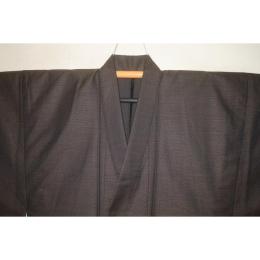 拾11328【新企画・男の弓道用高級着物】シルクウール 単衣 裄71丈130К袖丈・袖付けを調整しま