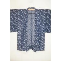 【選べる3サイズ】綿帆布 男羽織 M〜LLサイズ К青灰濃淡・雪雲吹雪・迷彩 新 品 帆布の生地を使