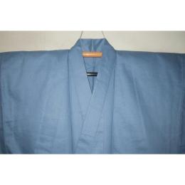 拾11362RM 綿帆布 男着物単衣 裄72丈141К水浅葱色無地 新品 帆布の生地を使った別注品