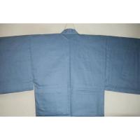 拾11362RM 綿帆布 男着物単衣 裄72丈141К水浅葱色無地 新品 帆布の生地を使った別注品