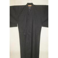 【選べる3サイズ】綿帆布 男着物 M〜LLサイズ Кアイアンネイビー 新品 帆布の生地を使った別注品