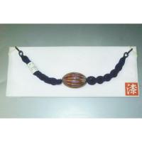 弐11403RM 漆細工の男物羽織紐 К皆中オリジナル一点物 紫紺のねじり紐 新品 作家物一点物