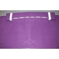 【差袴・3サイズ】神官・神職用馬乗り袴・紫色 無地 宮司 禰宜神社装束 Κ 化繊でご家庭で洗濯可 拾