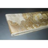 弐11472RM 男角帯 本絹西陣織К金襴銀欄 雲に印籠文様 金属糸使用の上仕立て 別誂え