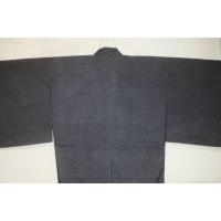 弐11477RM 綿ビロード 男着物 裄76丈145К鉄紺玉虫色 新品 別珍織