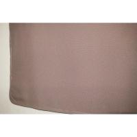 弐11478RM シルク化繊丹後縮緬調 男羽織単衣 裄73丈95К白橡(しろつるばみ)灰茶色の無地